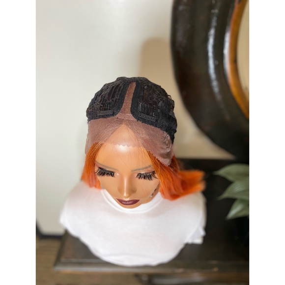 Orange Ombre Hair Wig - Picture 6 of 6